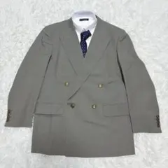 80s Burberrys 金ボタン ダブル テーラードジャケット ホース刺繍