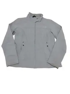 ザノースフェイス ソフトシェルジャケット レディースL グレー