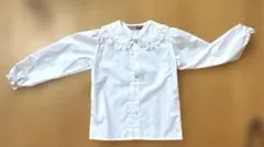 【Amir様】子供用フリル付き長袖シャツ 120cm