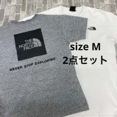 i662♪ザノースフェイス　半袖Tシャツ2点セット　M