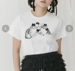 CAT ribbon Tee merry jennyのサムネイル