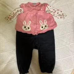 ミキハウス　うさこ　ロンパース　70