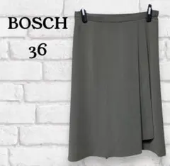 BOSCH ひざ丈スカート 36 カーキ系 レディースのサムネイル