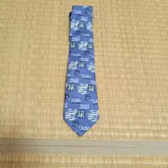青 柄 ネクタイ メンズ