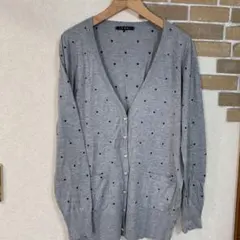 INGNI ハート水玉ロングカーディガン