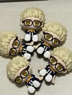 ハイキュー！！　ちょこラバ！　ラバーフィギュア 月島蛍　5体セット