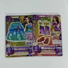 アイカツ カード 藤原みやび セット プレミアムカード 羽衣プリンセス コーデ