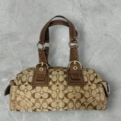 COACH Y2K signature 6belt boston bag