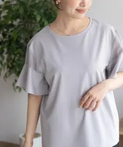 ロペピクニックTシャツ レディース 半袖 フレア袖 ブラウス 38 M