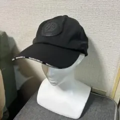 1PIU1UGUALE3 ウノピゥ】ゴルフ　キャップ　立体シリコンロゴ　美品　黒 1PIU1UGUALE3 ウノピゥ】ゴルフ キャップ 立体シリコンロゴ 美品 黒