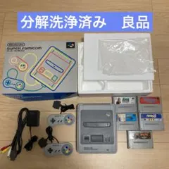 【良品】スーパーファミコン本体とソフト5本セット