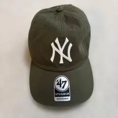 美品　47 ニューヨーク・ヤンキース キャップ オリーブのサムネイル