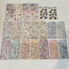 【新品】立体シール マシュマロシール ウォーターシール大量 まとめ売り20枚
