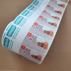 McDonald's クーポン ロール紙 2本セット - メルカリ