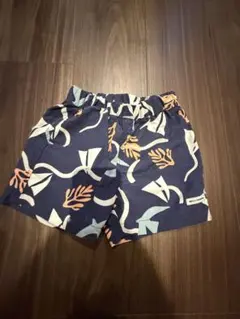 HELLY HANSEN 総柄 撥水ショートパンツ ネイビー