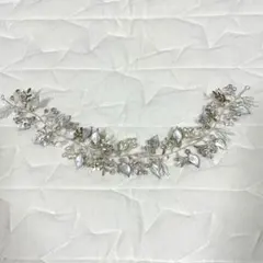 ヘッドドレス　ウェディング　シルバー　アクセサリー