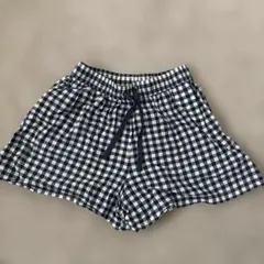 UNIQLO ギンガムチェック柄 ハーフパンツ　キッズLサイズ　130・140