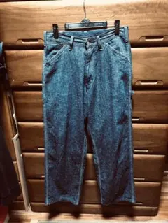 Ｌｅｅ 麻混 ネップ デニム ペインターパンツ Ｓ ＬＭ７２８９