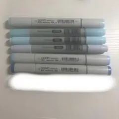 ほぼ未使用品・美品』コピック スケッチ チャオ 7本セット グリーン系