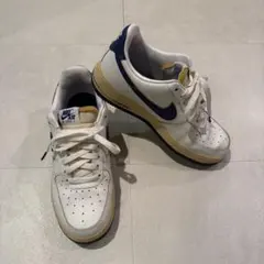 NIKE AIR FORCE 1 スニーカー ホワイト ネイビー