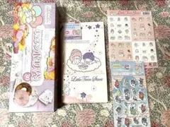 キキララ　ポリ袋　リトルツインスターズ　シール　ステッカー　平成レトロ