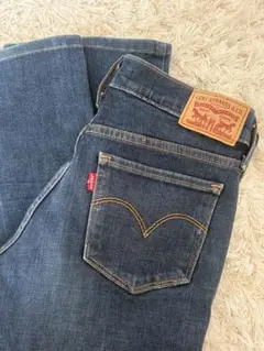 Levi's フレアデニム 27サイズ ダークブルー