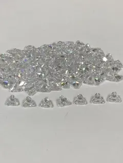 キュービックジルコニア　隅切りトライアングル180個