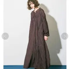 emmi ボリュームワッシャーワンピース