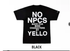 YELLO NO NPCS Tシャツ ブラック