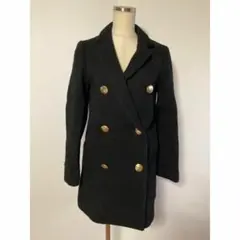 fruits cake　フルーツケイク　黒　ピーコート　厚手　定番