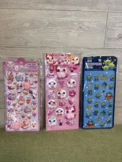ディズニーぷくぷくシール②トイストーリー ぷにっと立体おしりシール　3個セット