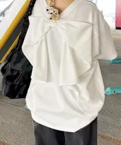 RODEOCROWNSWIDEBOWLビッグリボン2WAYTシャツ 限定値下げのサムネイル