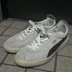 PUMA CRACK スエード スニーカー ライトグレー