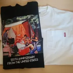 Coleman 120周年 レトロフォトTシャツ ヴィンテージ 2枚セット