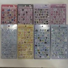 正規品】サンリオ文字 アルファベット ボンボンドロップシール 8枚