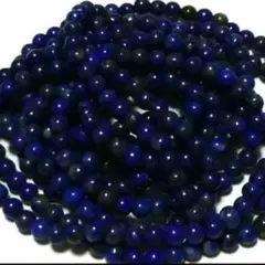 ラピスラズリ 天然石 ビーズ ３㎜ ラウンド 20㎝ ハンドメイド