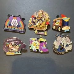 海外ディズニー ピンバッジ チップとデール プルート ミッキー ミニー