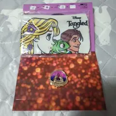 ディズニーJCBカード ラプンツェル ピンバッジ ストア シークレットポーチ