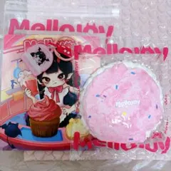 メロジョイ カップケーキか？ いちごミルクフォーム OPP開封済み Mellojoy メロジョイ カップケーキ いちごミルクフォーム スクイーズ