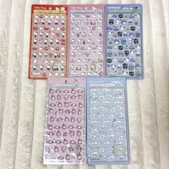 【正規品】サンリオ ボンボンドロップシールミニ 5種セット　新品　mini