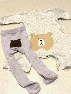 クマのお尻は最強セットロンパース＆タイツ まとめ売り
