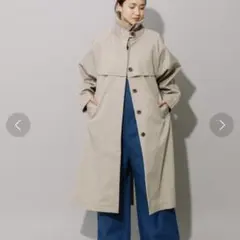 ♡　お値下げ❣　レディース　ロングコート　♡ Olu. ノーカラーコート コート バイカラーロングニットコート