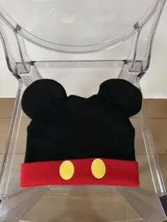 ミッキーマウス耳付きニット帽　東京ディズニーランド　未使用