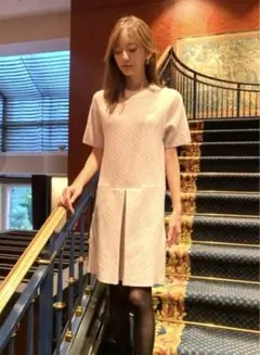 【HANAE　MORI×CELFORDコラボ】モノグラムニットワンピース 超美品