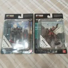 FW RX-78-1 ガンダム、 MS-06SザクⅡ