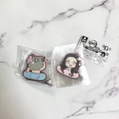 鬼滅の刃 ばんちょうこう ヘアクリップ 竈門禰豆子 嘴平伊之助