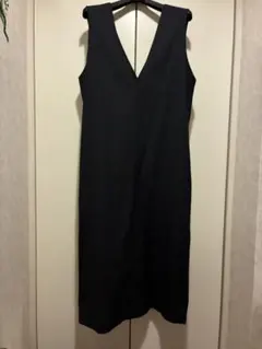 Theory セオリー RIB VNECK DR レイヤードワンピース 紺 S - メルカリ