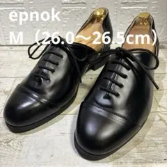 エプノック サイズM（26.0〜26.5cm）スポックシューズ ブラック