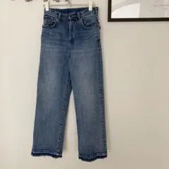 スピックアンドスパン 5 1/2 LOOSE-STRAIGHT DENIM 34