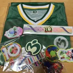 ミセスグリーンアップル　ゲームシャツ、ワッペン、ラバーバンドのセット